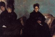 Edgar Degas Duchess di Montajesi with Her Daughters oil painting